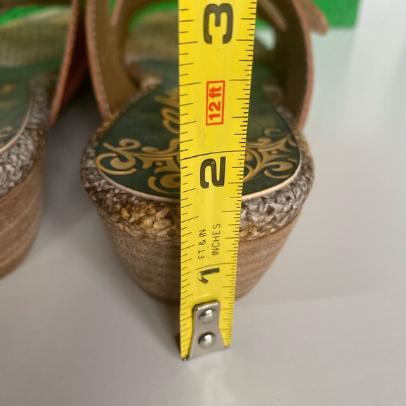 ELITE BY CORKYS Sunny Womens Navy Multi Color Velcro Leather Sandals Size 6 NEW - Picture 11 of 13